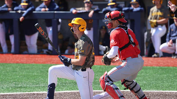 West Virginia senior Reed Chumley